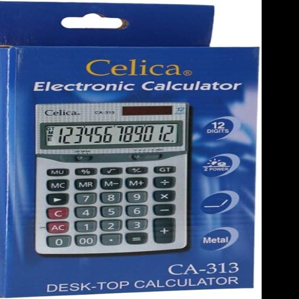 CALCULADORA SEMI ESCRIT. CELICA CA-313 12DIG. E.10 C.60